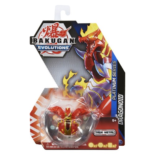 Obrázok Spin Master  BAKUGAN TRUE METAL FIGÚRKY ČERVENÝ DRAK S4