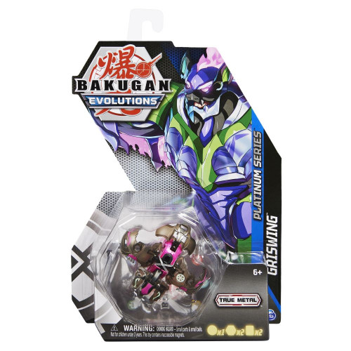 Obrázok Spin Master  BAKUGAN TRUE METAL FIGÚRKA ČIERNY NETOPIER S4