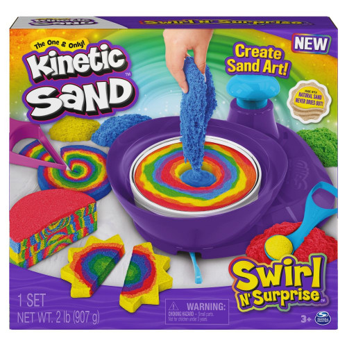 Obrázok   KINETIC SAND DÚHOVÝ KOLOTOČ