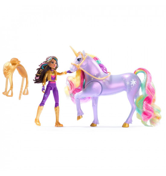 UNICORN ACADEMY SVĚTELNÝ JEDNOROŽEC A FIGURKA 11 CM SOPHIA & WILDSTAR