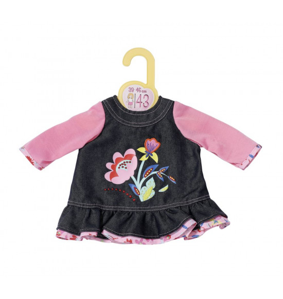 Dolly Moda Džínsové šatôčky, 43 cm