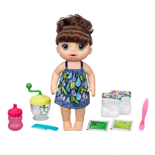 Obrázok BABY ALIVE Tmavovlasá bábika s mixérom