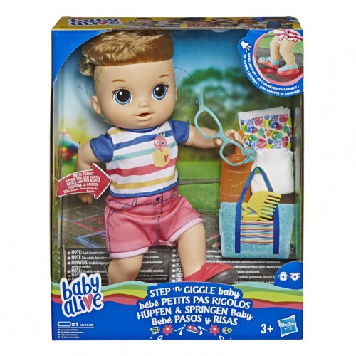 Obrázok Baby Alive Chodící panenka s blond vlasy (5010993597185)