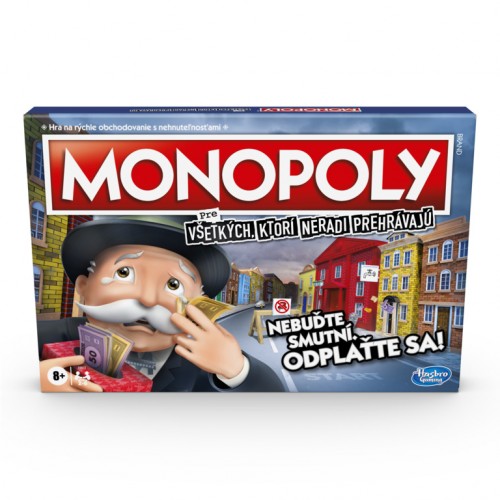 Obrázok Monopoly pre všetkých, ktorí neradi prehrávajú SK verzia (5010993774180)