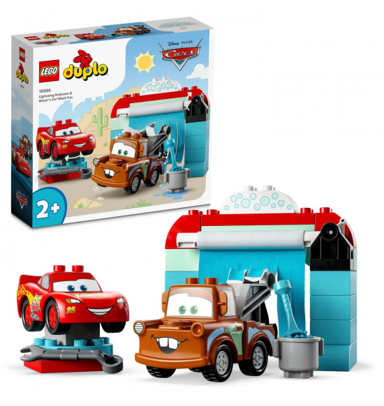 LEGO 10996 V umyvárke s Bleskovým McQueenom a Materom