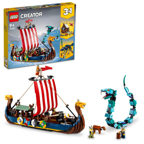 Obrázok Lego 31132 LEGO 31132 Vikinská loď a morský had