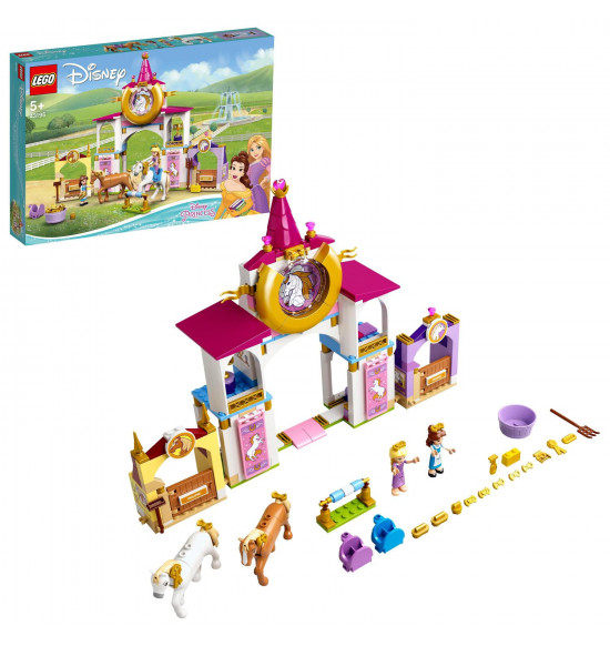 LEGO 43195 Kráľovské stajne Krásky a Rapunzel
