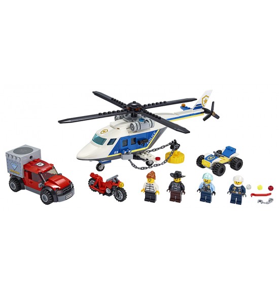 LEGO 60243 Prenasledovanie policajnou helikoptérou