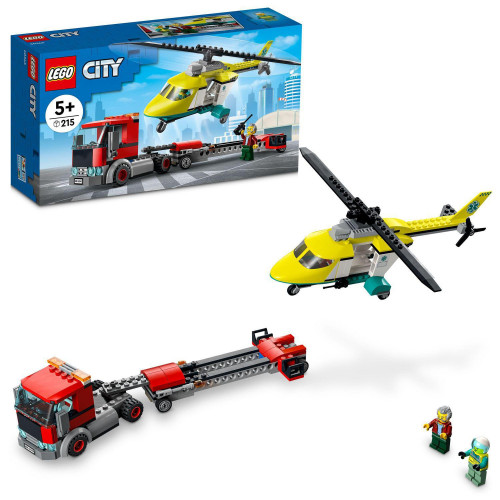 Obrázok LEGO CITY PREPRAVA ZACHRANARSKEJ HELIKOPTERY /60343/