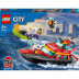 LEGO 60373 Hasičská záchranná loď a čln
