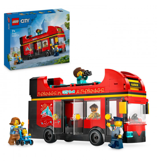 LEGO 60407 Červený dvojposchodový vyhliadkový autobus