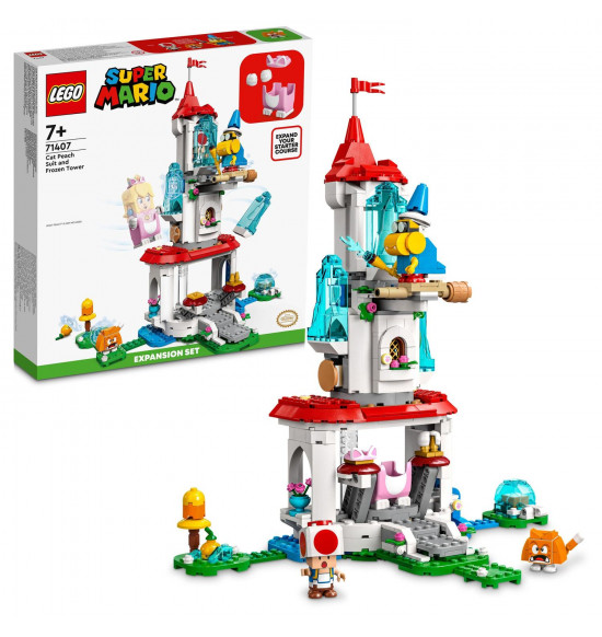 LEGO 71407 Mačka Peach a ľadová veža – rozširujúci set
