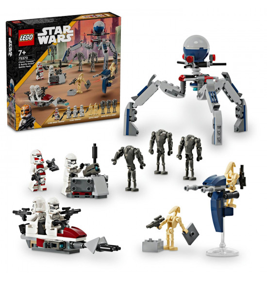 LEGO 75372 Bojový balíček Klonového vojaka a Bojového droida