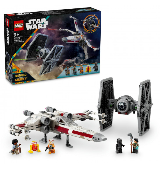 LEGO 75393 Stíhačka TIE & X-wing – kombinovaná stavebnica