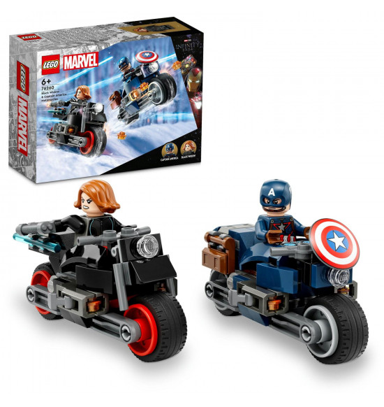 LEGO 76260 Black Widow a Captain America na motorkách