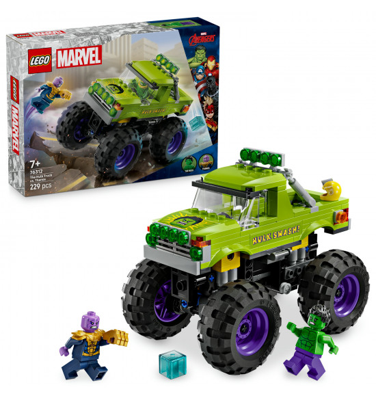 LEGO 76312 Hulkov truck vs. Thanos