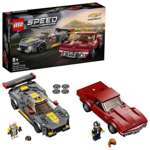 Obrázok LEGO Speed Champions 76903 Chevrolet Corvette C8.R a 1968 Chevrolet Corvette (5702016912494)