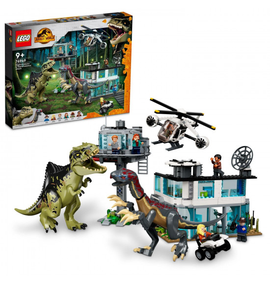 LEGO 76949 Útok giganotosaura a therizinosaura