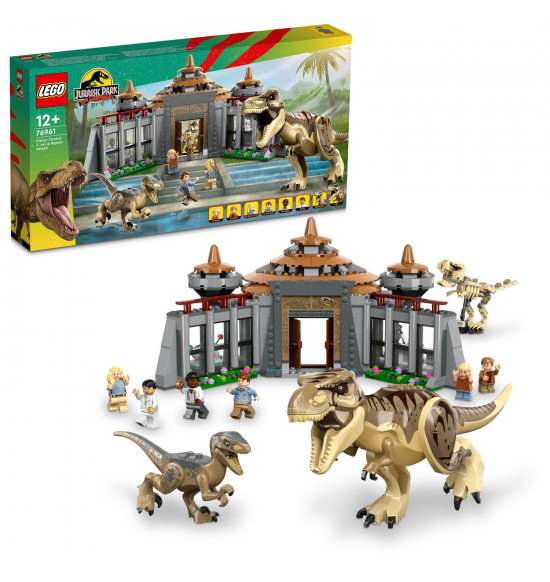 LEGO 76961 Stredisko pre návštevníkov: útok T-rexa a raptora