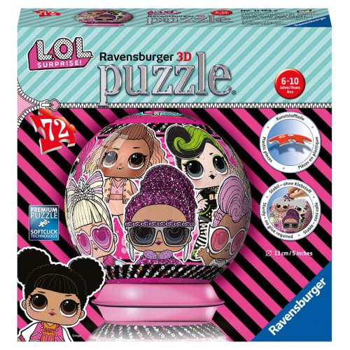 Obrázok Ravensburger 3D 111626 Puzzleball LOL (4005556111626)