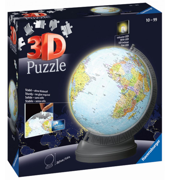 Puzzle-Ball Svietiaci glóbus 540 dielikov
