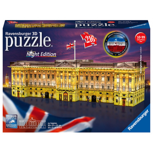 Obrázok Ravensburger 125296 Buckinghamský palác (Nočná edícia) (4005556125296)