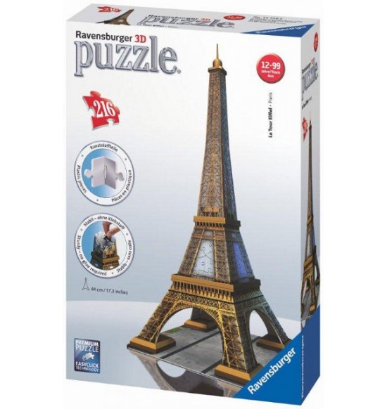 Eiffelova veža 3D 216 dielikov