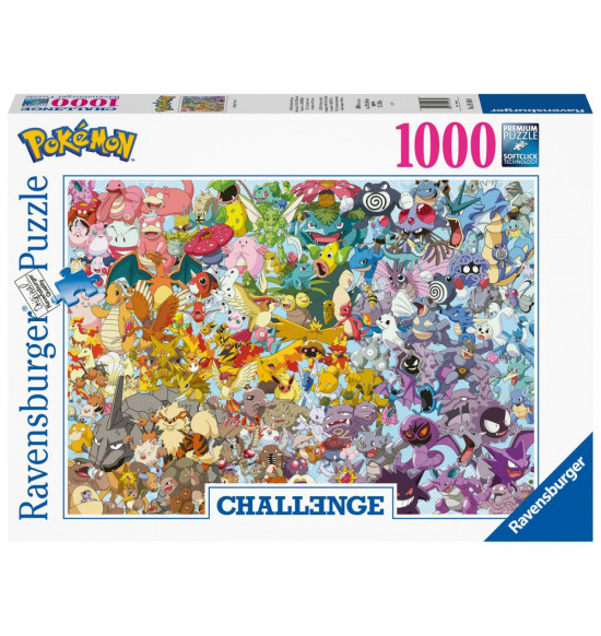 Challenge Puzzle: Pokémon 1000 dielikov
