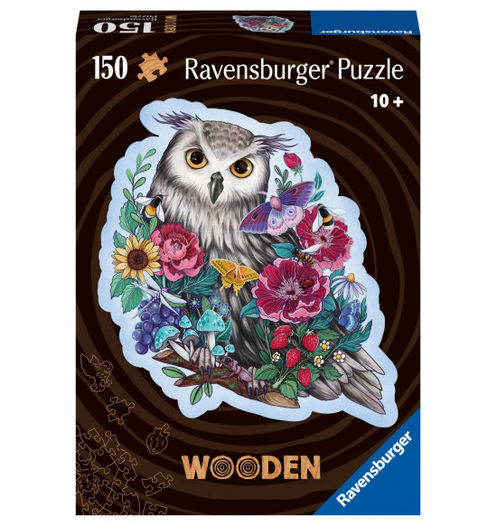 Drevené puzzle Tajomná sova 150 dielikov