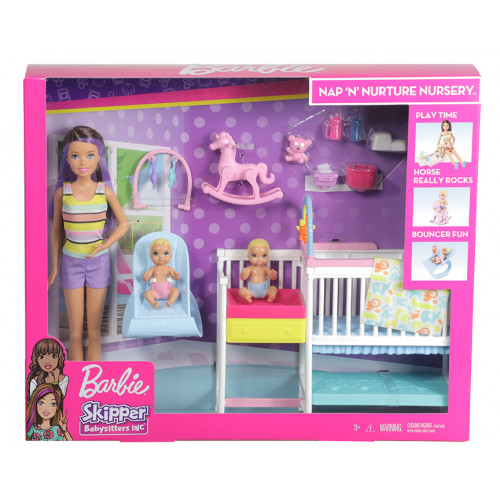 Obrázok Barbie Herní set dětstký pokojík (0887961764918)