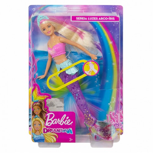 Obrázok Barbie Svietiaca morská panna s pohyblivým chvostom beloška (887961765236)