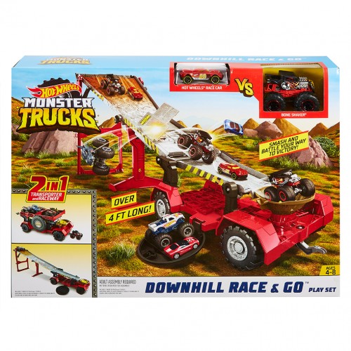 Obrázok Hot Wheels Monster Trucks Závod z kopce 2v1 (0887961768060)