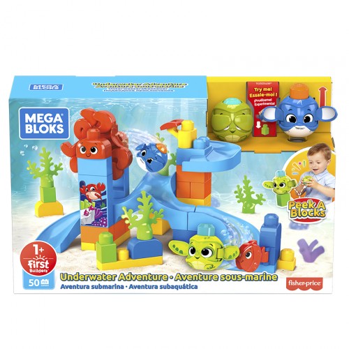 Obrázok Mega Bloks Peek A Bloks Podvodné dobrodružstvo (0887961879599)