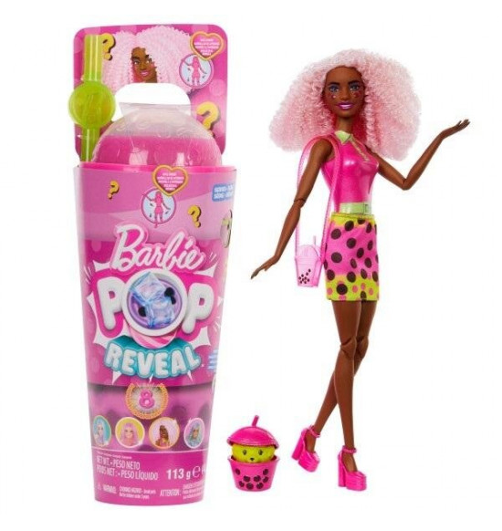 BRB POP REVEAL BARBIE BUBBLE TEA - OVOCNÉ POTEŠENIE