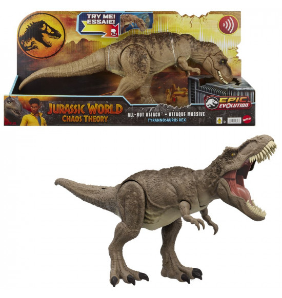 JW ZBESILÝ ÚTOK T-REXA SO ZVUKMI