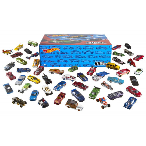 Obrázok Hot Wheels Angličáky 50ks (0027084991819)