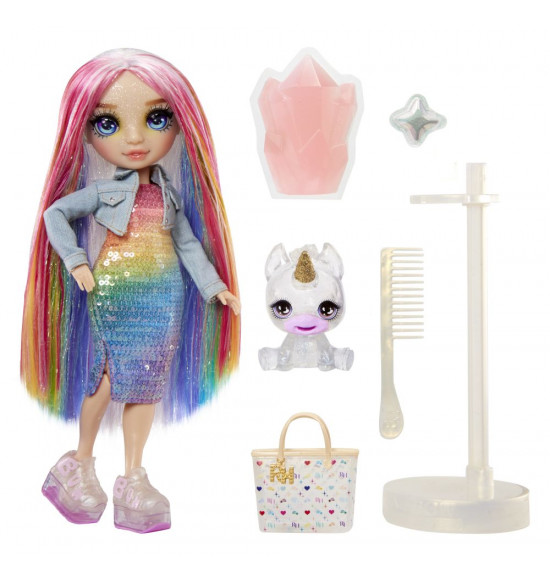 Rainbow High Fashion bábika so zvieratkom - Amaya Raine