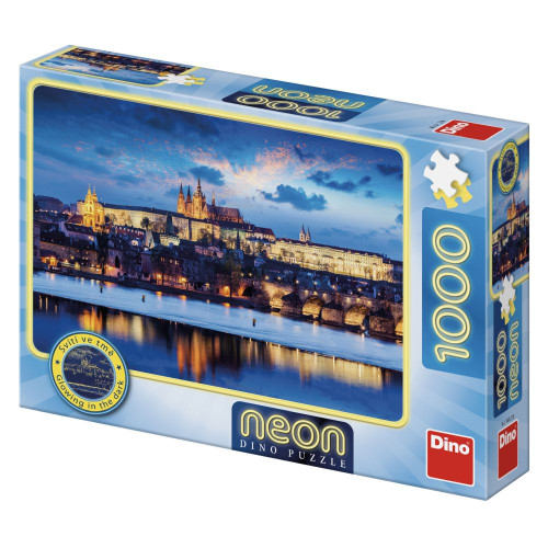 Obrázok PRAŽSKÝ HRAD 1000 neon Puzzle NOVÉ