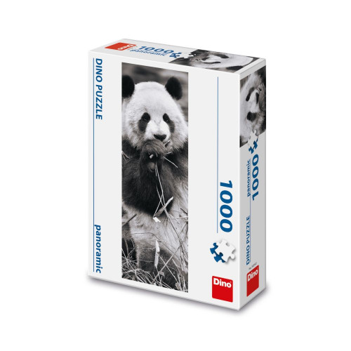 Obrázok Puzzle Panda v tráve 1000 panoramic Dino