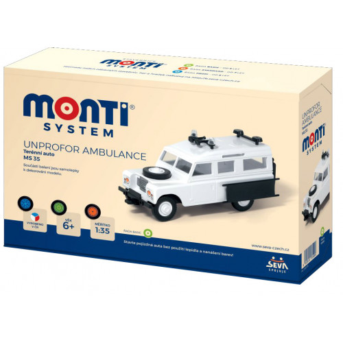 Obrázok Beneš a Lát a.s. Monti System 35 Land Rover Unprofor Ambulance 1 : 35