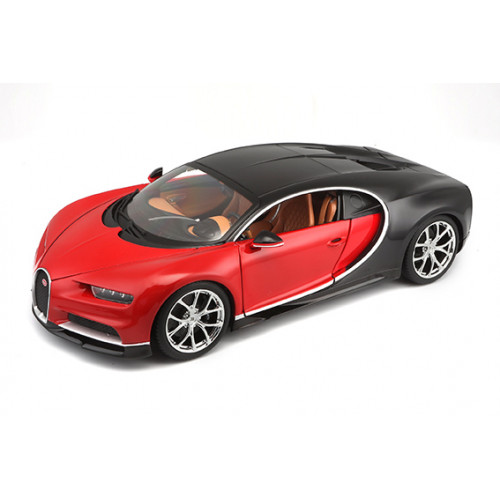 Obrázok Bburago Bugatti Chiron 1:18 - červené
					
				