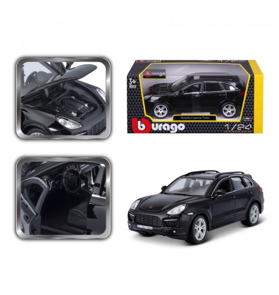 Bburago 1:24 Porsche Cayenne TURBO Black