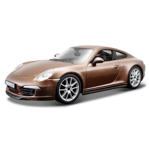 Obrázok BBURAGO - Porsche 911 Carrera S 1:24 Brown PLUS