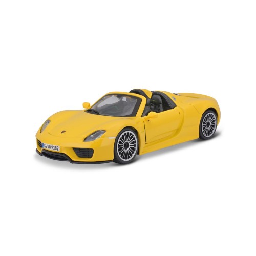 Obrázok BBURAGO - Porsche 918 Spyder 1:24 Yellow PLUS