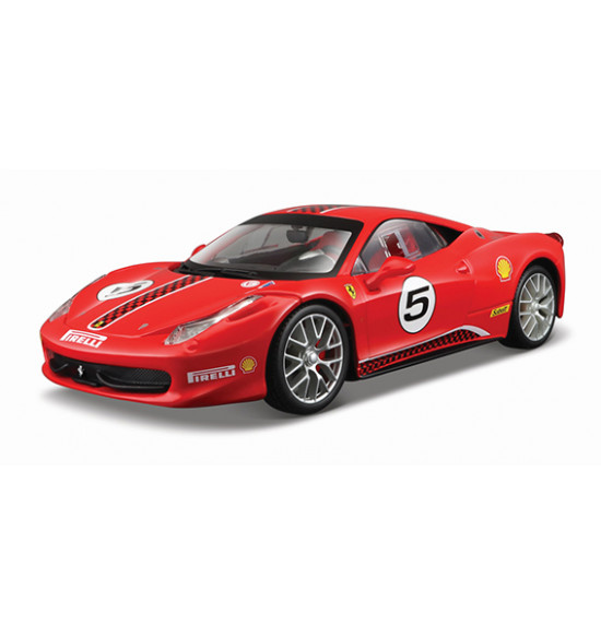 Bburago 1:24 Ferrari Racing 458 Challenge Red