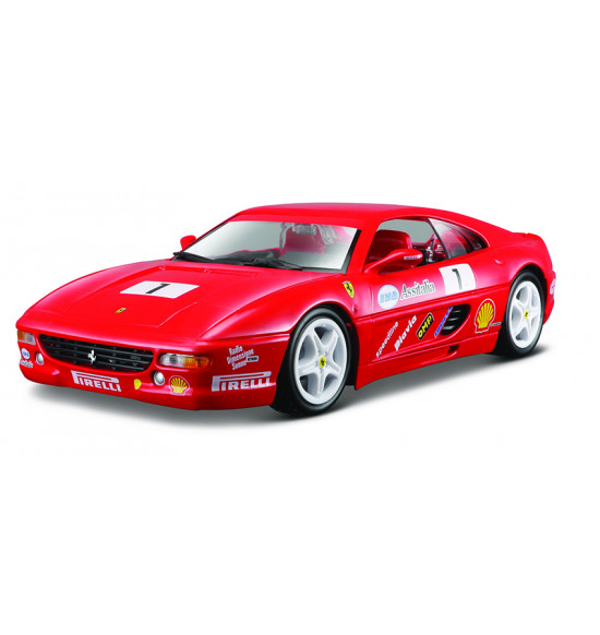 Bburago 1:24 Ferrari Racing F355 Challenge Red