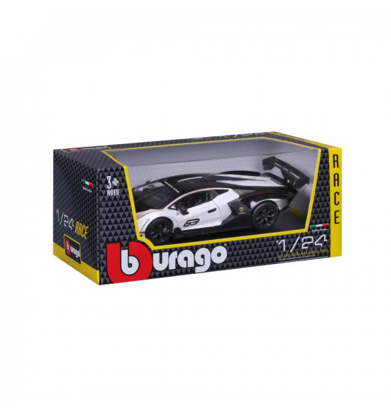 Bburago 1:24 Race Lamborghini Essenza SCV12 White