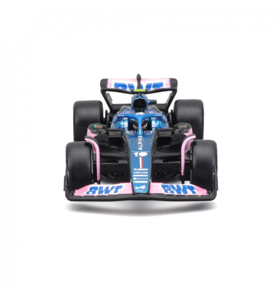 Bburago 1:43 RACE Formula F1 - BWT Alpine F1 Team A523 (2023) #10 (Pierre Gasly) - with dr