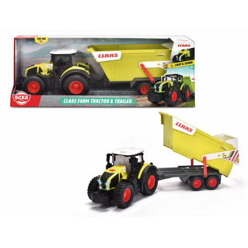 Obrázok   Traktor CLAAS s prívesom 64 cm