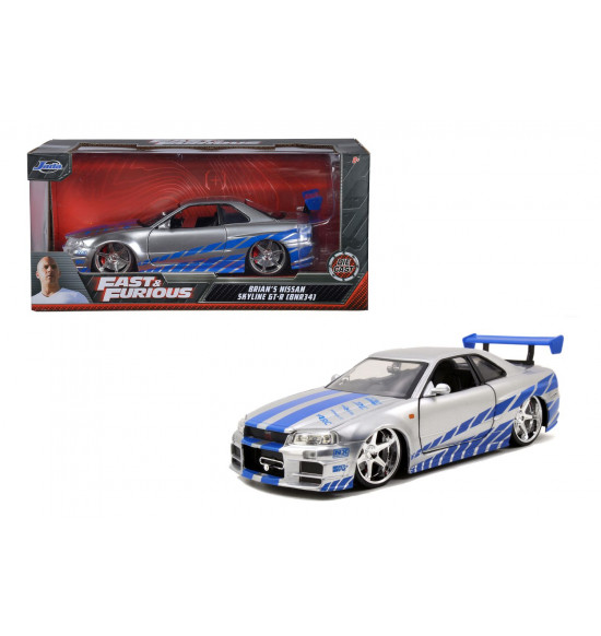 Rýchlo a zbesilo Auto 2002 Nissan Skyline 1:24